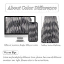 Gray Ombre Body Wavy Wig 13x4 Lace Frontal Synthetic Hair 26 Inches