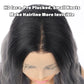 Gray Ombre Body Wavy Wig 13x4 Lace Frontal Synthetic Hair 26 Inches