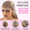 Gray Bone Straight  Brazilian Human Hair Wigs 13x4 Transparent Lace Frontal Wig With Bangs