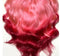 Pink to Red Ombre Body Wave Lace Front Wig